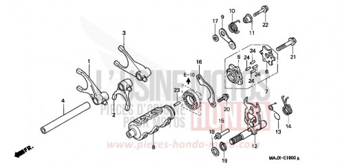 GEARSHIFT DRUM ST1100Y de 2000